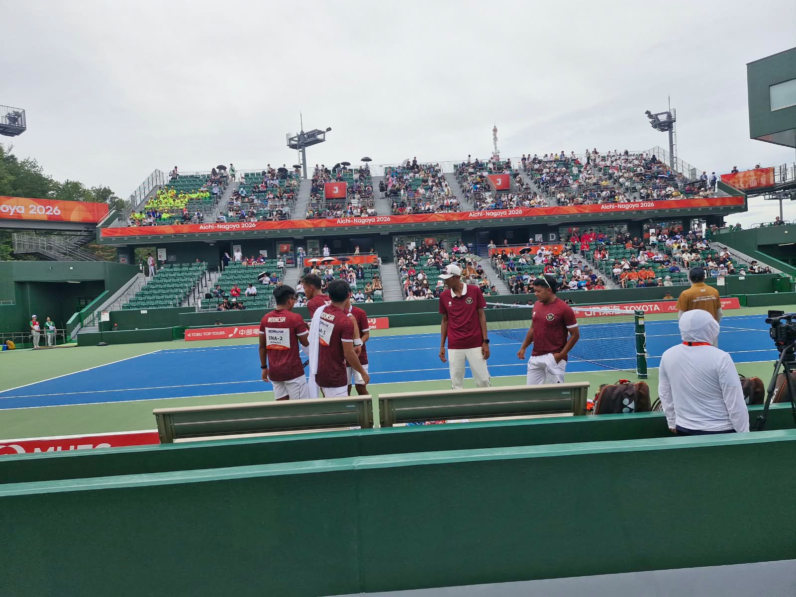 WAKAPOLRI UCAPKAN SELAMAT, PERSONEL POLRI ANTARKAN SOFT TENNIS INDONESIA RAIH MEDALI DI ASIAN GAMES NAGOYA